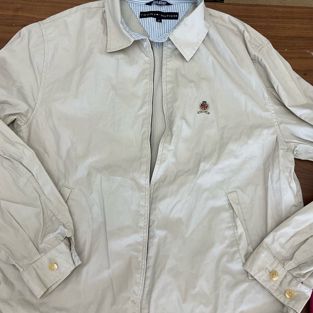 Tommy Hilfiger Tan Lightweight Casual Jacket